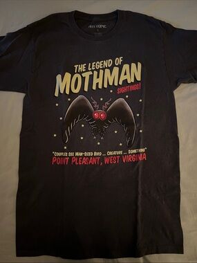 Hot Topic Charcoal Mothman Graphic Tee